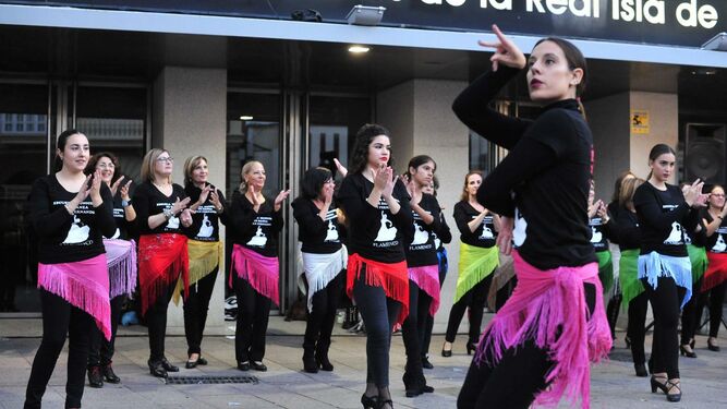 Demostración de flamenco de alumnos de la Escuela Municipal de Danza, en una fotografía de archivo.