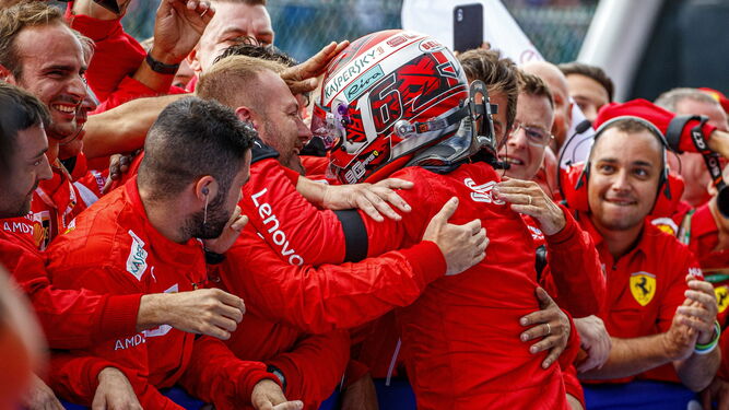 Leclerc logra en Bélgica su primera victoria en la Fórmula 1