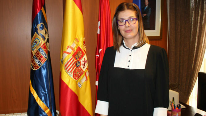 La  alcaldesa de Móstoles, Noelia Posse, en una imagen de archivo.