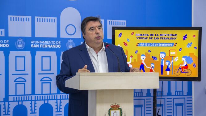 El concejal de Transportes y Movilidad, Javier Navarro.
