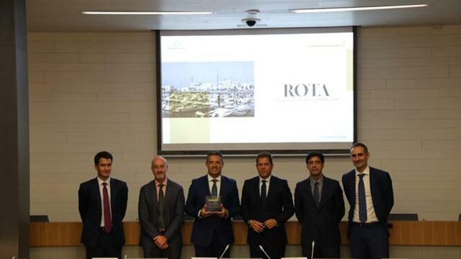 El alcalde de Rota, Javier Ruiz, en la presentación de la segunda edición del foro Invest in Cities.