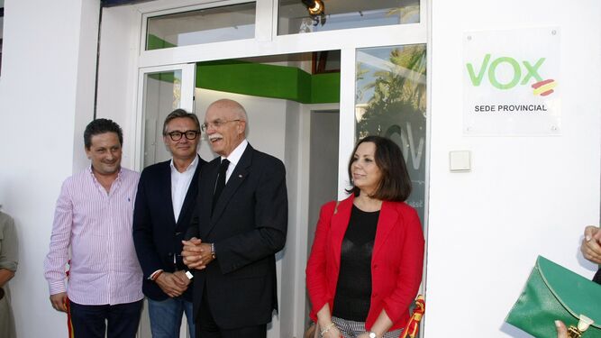 La inauguración de la sede provincial, con el diputado Agustín Rosety.