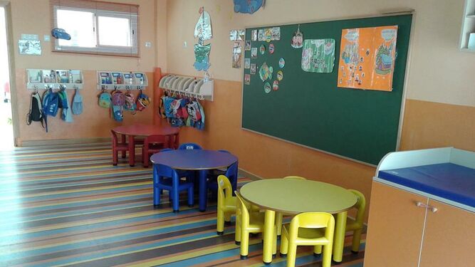 Aula del centro infantil Aldea del Coto.