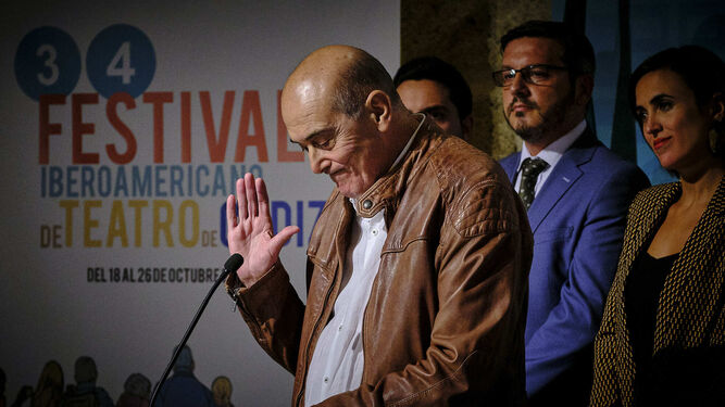 Pepe Bablé, director del FIT, durante la presentación de la 34 edición del festival, la última que dirigirá.