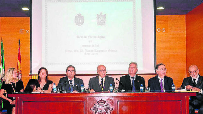 Felicidad Rodríguez, Ana García Bañón, Antonio Lorenzo, José Antonio Girón, Joaquín González, Joaquín Ortiz y Juan Antonio Cabrera.