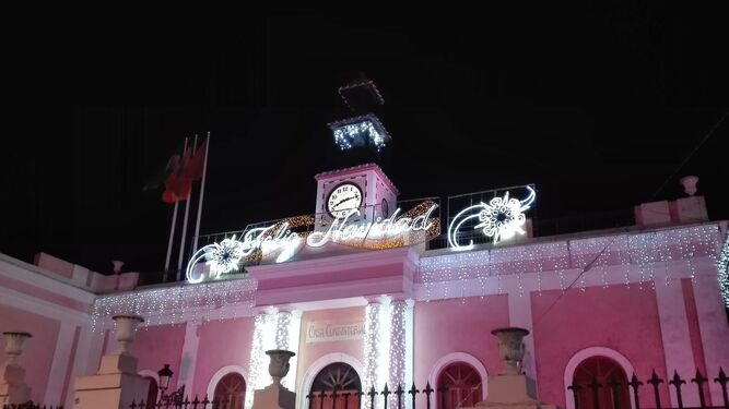 Iluminación de Navidad en el Ayuntamiento de Puerto Real