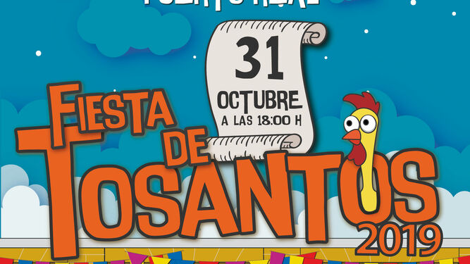 Cartel anunciador de la Fiesta de Tosantos en Puerto Real