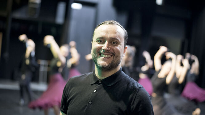 El artista Daniel Doña, que estará en el Centro Flamenco de la Merced con un curso de castañuelas.