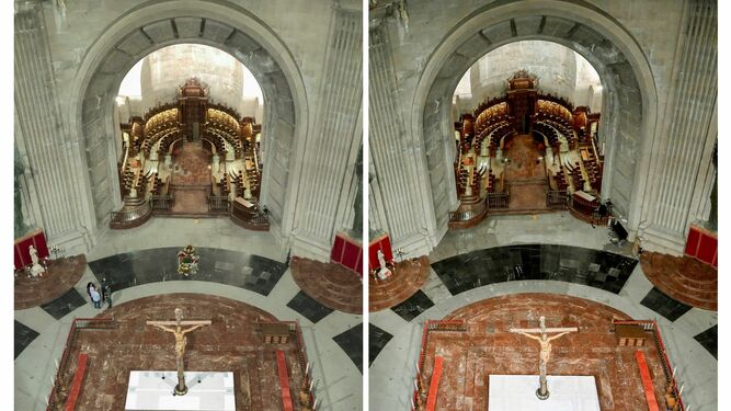 El antes y el después de la exhumación de Franco en el Valle de los Caídos