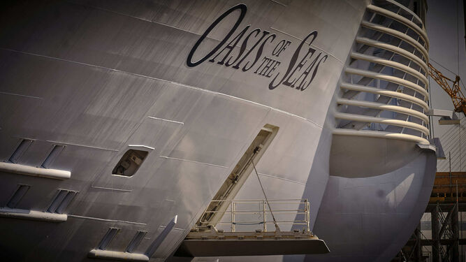 Obras en el buque 'Oasis of the Seas'