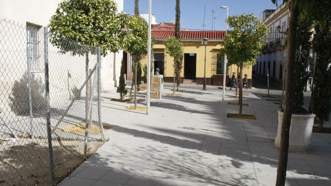 Una imagen de la plaza José Lucas Morillo León, que será inaugurada el próximo 16 de noviembre.