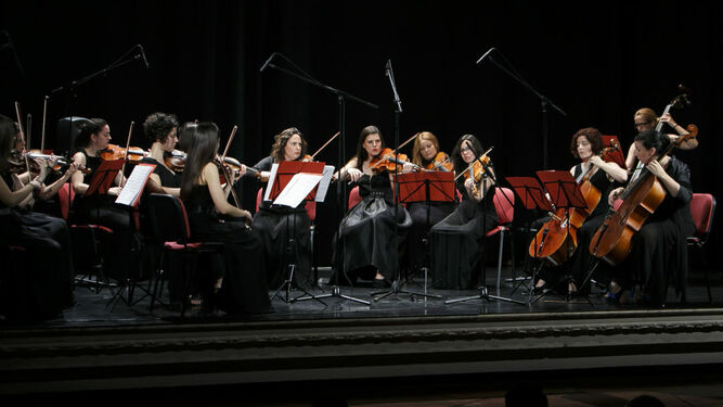La orquesta de mujeres Almaclara, en una imagen de archivo.