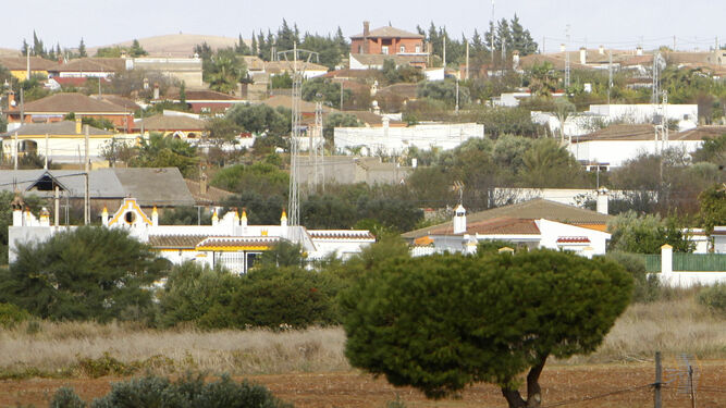 Vista de una zona del extrarradio de Chiclana.