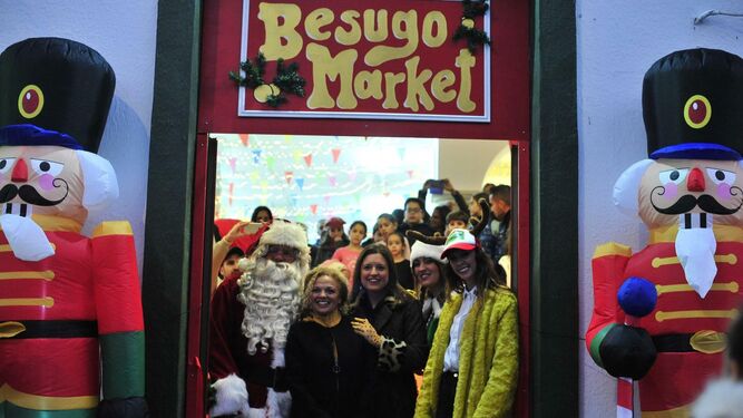 Inauguración del mercadillo de Besugo Market en las Navidades del año pasado.