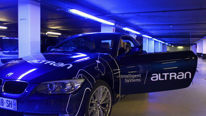Un vehículo con tecnología desarrollada por Altran.