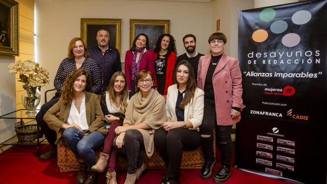 Los participantes en el debate celebrado en Diario de Cádiz