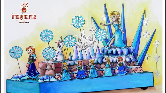 Los bocetos de las carrozas de la Cabalgata de Reyes de San Fernando