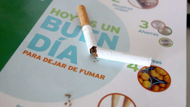 Un campaña para dejar de fumar.
