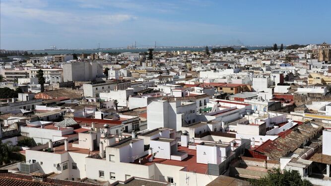 Una vista general del casco urbano de El Puerto.