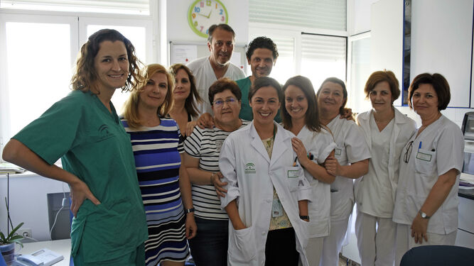 El equipo de la Unidad de Cirugía Torácica del Puerta del Mar.