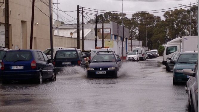 Inundaciones en las calles de Fadricas.