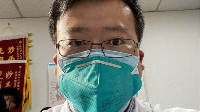 El doctor Li Wenliang, en una imagen distribuida por redes sociales.