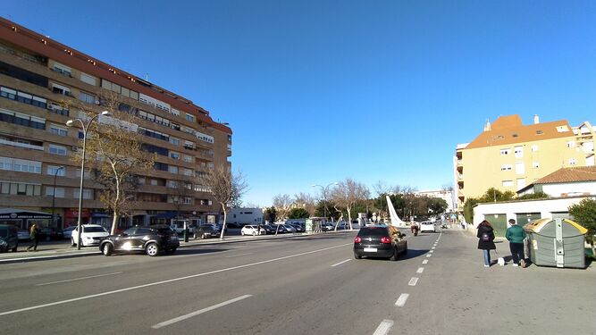 Avenida León Herrero, que el Ayuntamiento quiere remodelar con los Fondos ITI.