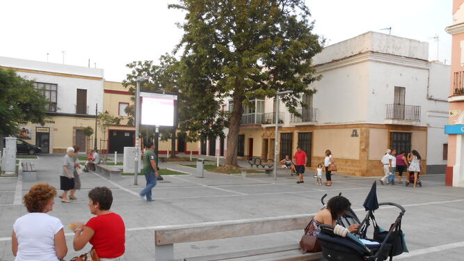 Plaza Pedro Álvarez Hidalgo, donde se instalarán zonas de sombra