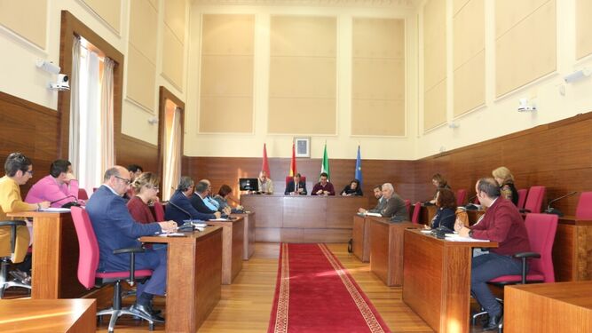 Reunión del comité de seguimiento celebrada en la tarde de hoy en el Ayuntamiento