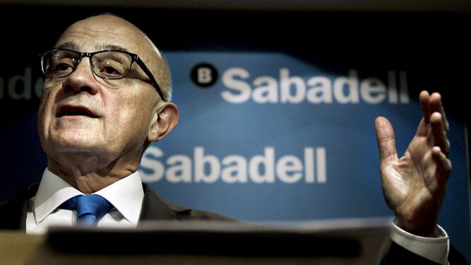 El presidente del Sabadell, Josep Oliú.