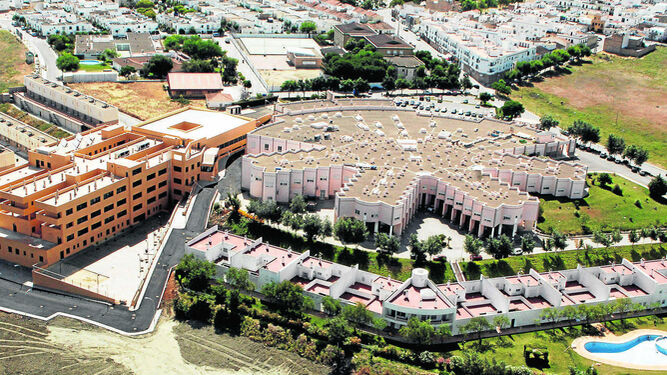 Vista aérea del hospital de Villamartín