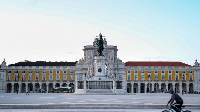 Portugal: Plaza del Comercio, en Lisboa