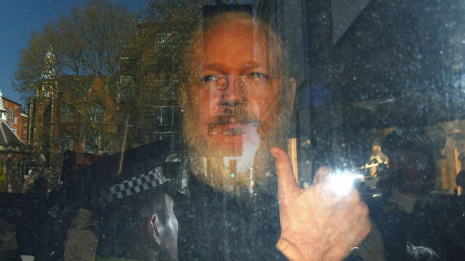 Julian Assange, en abril de 2019.