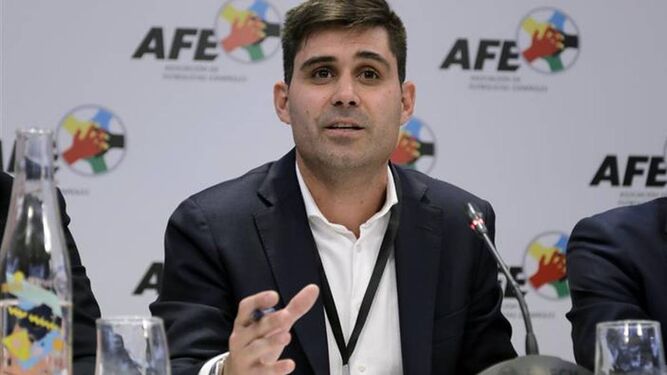 El presidente de la AFE, David Aganzo.