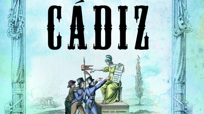 Una de las muchas portadas del libro dedicado a Cádiz.