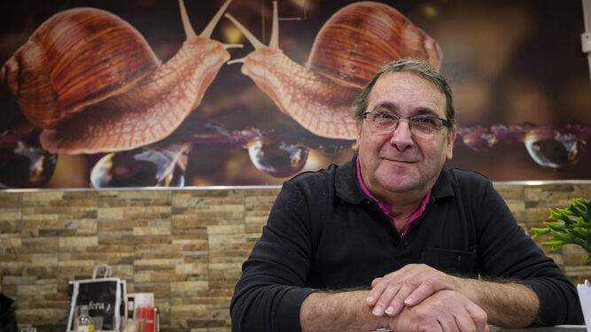 Ramón Micea en su bar en una imagen tomada en enero de 2019 para una entrevista de ‘Diario de Cádiz’.