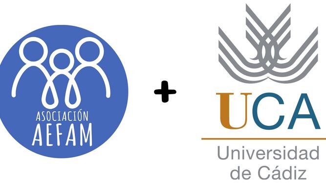Cartel de la asociación Aefam en colaboración con la Universidad de Cádiz (UCA)
