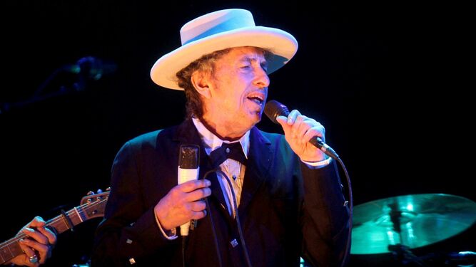 Bob Dylan, en un concierto de 2012 en Benicàssim.
