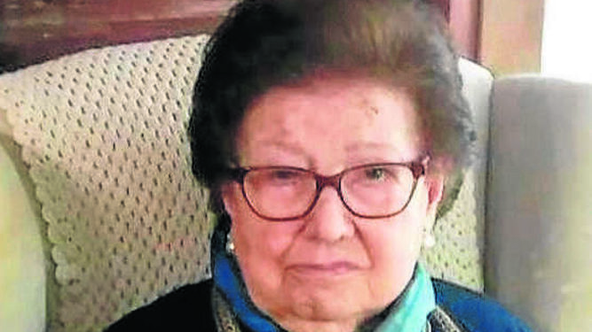 Teresa Calandria, con 93 años, se encuentra confinada junto a su hermana Ascensión.