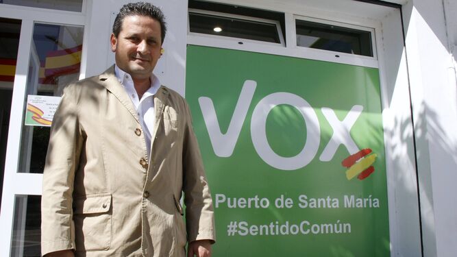 Juan Carlos Sanz, portavoz de Vox El Puerto.