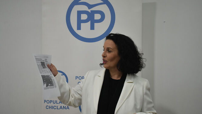 Ascensión Hita, presidenta y portavoz del PP en Chiclana.