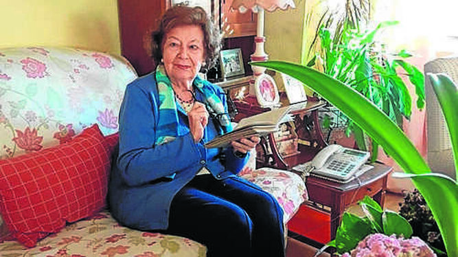 Mamen Soto, confinada en su casa en Madrid  y deseando volver pronto a Cádiz.