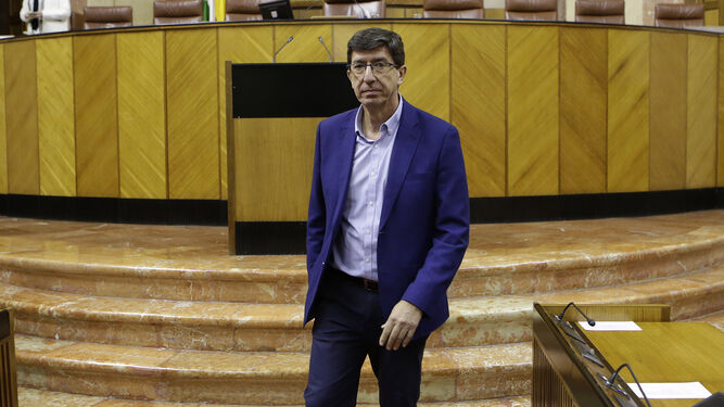 El vicepresidente Marín, en una imagen reciente en el Parlamento