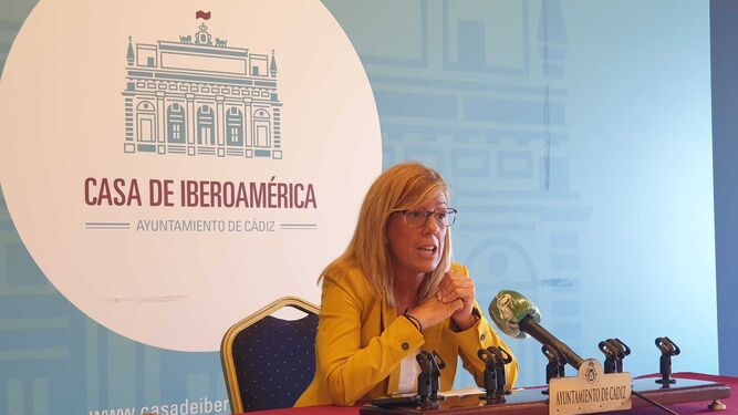 La portavoz del PSOE en el Ayuntamiento de Cádiz, Mara Rodríguez.