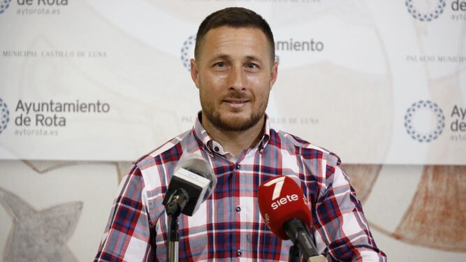 El concejal delegado de Deportes, José Antonio Medina, en el Ayuntamiento.