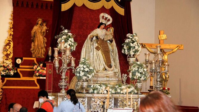 Cultos en honor de la Virgen del Carmen