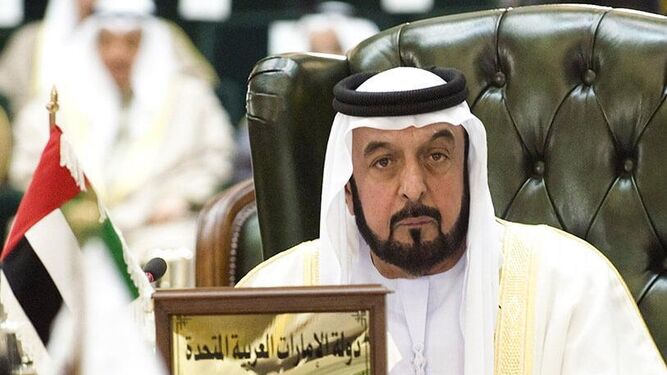 El presidente de los Emiratos Árabes Unidos, Jalifa bin Zayed Al Nahyan.