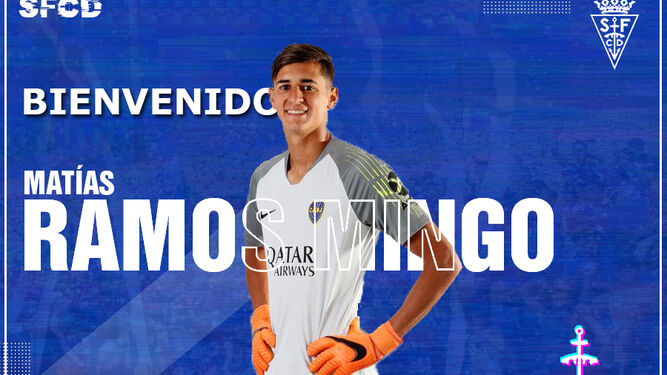 Matías Ramos Mingo, nuevo portero del San Fernando.