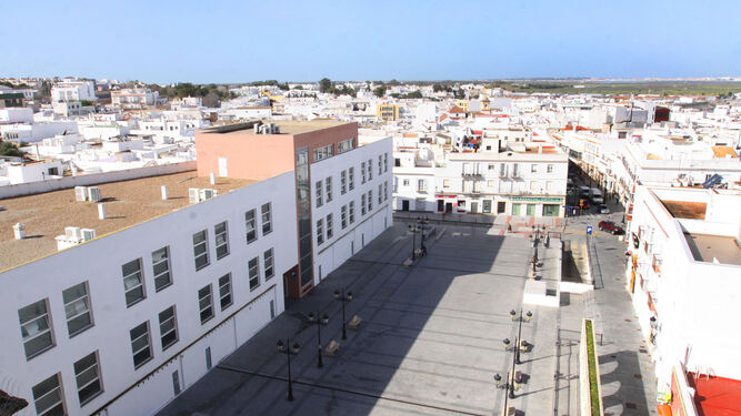 Vista panorámica de parte del casco urbano del municipio.