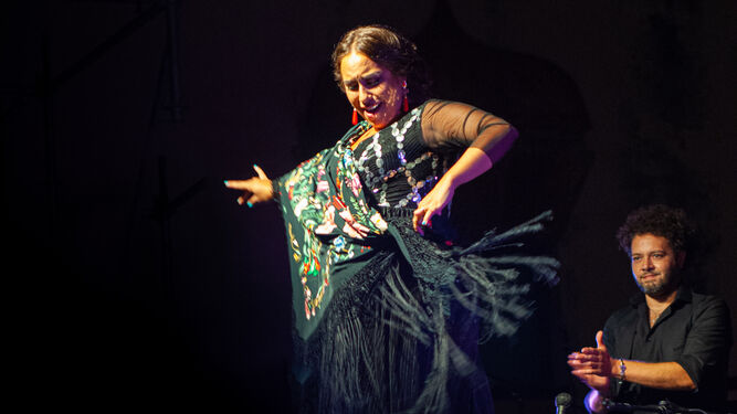 María Terremoto durante el concierto de Flamenco al Aire.